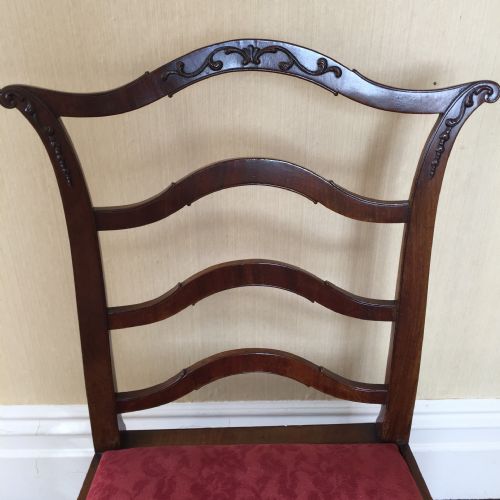 SET OF 14 FOURTEEN MAHOGANY DINING CHAIRS - ADDITIONAL PHOTO 3