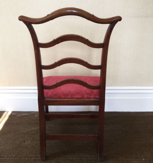 SET OF 14 FOURTEEN MAHOGANY DINING CHAIRS - ADDITIONAL PHOTO 4