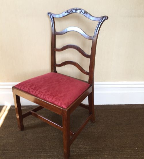 SET OF 14 FOURTEEN MAHOGANY DINING CHAIRS - ADDITIONAL PHOTO 8
