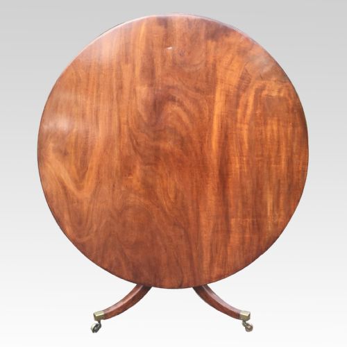 FINE GEORGE III PERIOD MAHOGANY CIRCULAR DINING TABLE - ADDITIONAL PHOTO 1