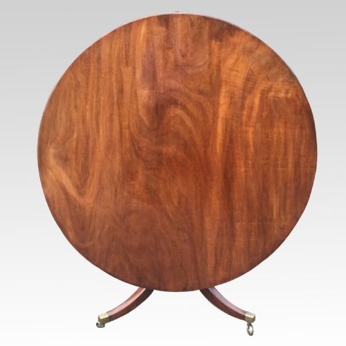 FINE GEORGE III PERIOD MAHOGANY CIRCULAR DINING TABLE - ADDITIONAL PHOTO 2