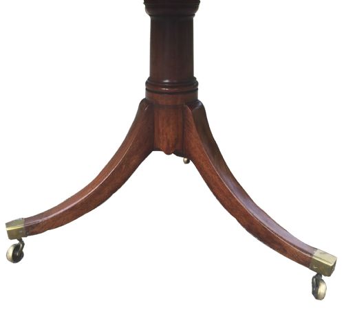 FINE GEORGE III PERIOD MAHOGANY CIRCULAR DINING TABLE - ADDITIONAL PHOTO 6