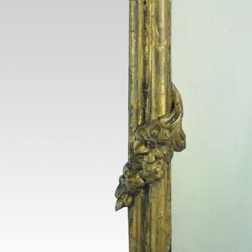 EARLY 19TH CENTURY GILDED CONTINENTAL MIRROR - ADDITIONAL PHOTO 1