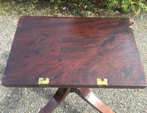 FINE GEORGIAN MAHOGANY TWIN PEDESTAL DINING TABLE - ADDITIONAL PHOTO 1