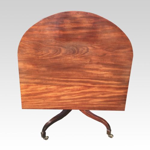 FINE GEORGIAN MAHOGANY TWIN PEDESTAL DINING TABLE - ADDITIONAL PHOTO 8