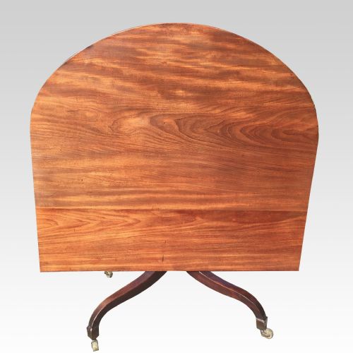FINE GEORGIAN MAHOGANY TWIN PEDESTAL DINING TABLE - ADDITIONAL PHOTO 9