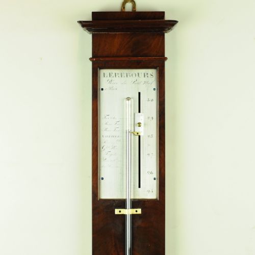 EARLY 19TH CENTURY FRENCH STICK BAROMETER BY LEHOURS EARLY 19TH CENTURY FRENCH STICK BAROMETER BY LEHOURS - ADDITIONAL PHOTO 3