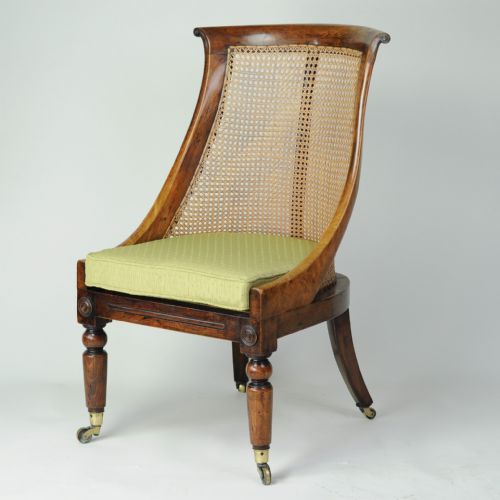 GOOD WILLIAM IV ROSEWOOD BERGRE SIDE CHAIR - ADDITIONAL PHOTO 1