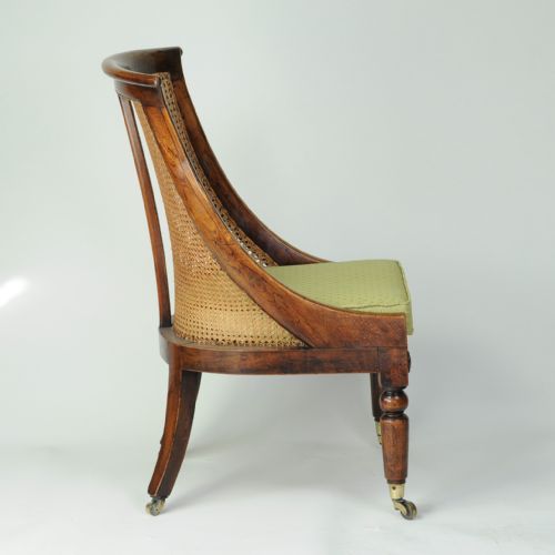 GOOD WILLIAM IV ROSEWOOD BERGRE SIDE CHAIR - ADDITIONAL PHOTO 2