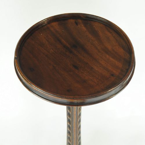 PAIR OF CARVED ADAM PERIOD MAHOGANY TORCHRES - ADDITIONAL PHOTO 6