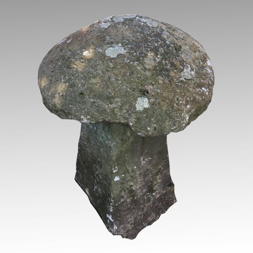 TWO STADDLE STONES - ADDITIONAL PHOTO 1