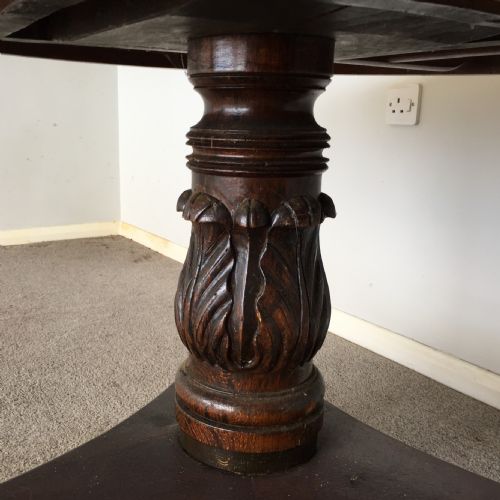 CIRCULAR ROSEWOOD BREAKFAST OR CENTRE TABLE WITH CALAMANDER CROSSBANDING - ADDITIONAL PHOTO 5