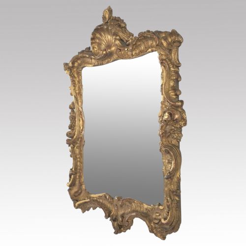 PAIR OF SMALL GILTWOOD MIRRORS - ADDITIONAL PHOTO 4