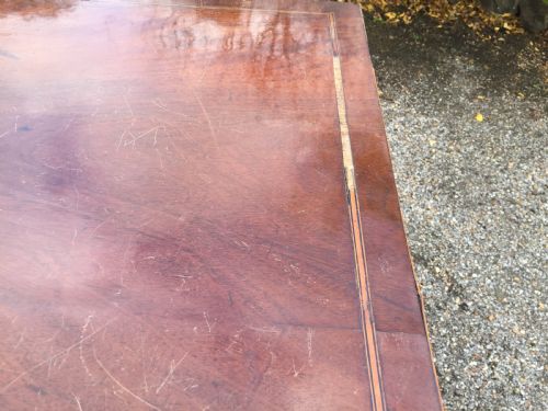 GEORGIAN MAHOGANY BOW FRONTED SIDEBOARD - ADDITIONAL PHOTO 5