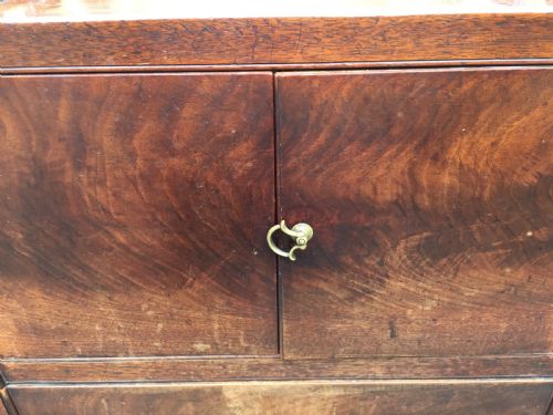 GEORGIAN MAHOGANY TRAYTOP BEDSIDE COMMODE - ADDITIONAL PHOTO 4