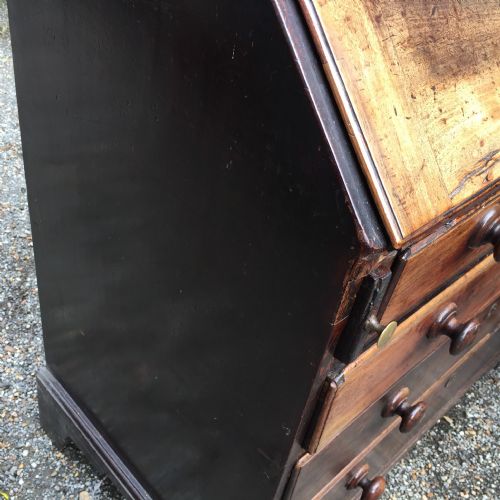 GEORGIAN MAHOGANY 3FT BUREAU - ADDITIONAL PHOTO 2
