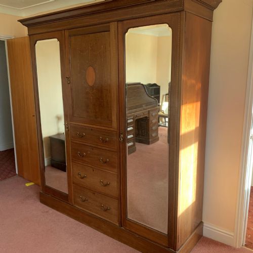 EDWARDIAN TRIPLE WARDROBE - ADDITIONAL PHOTO 2