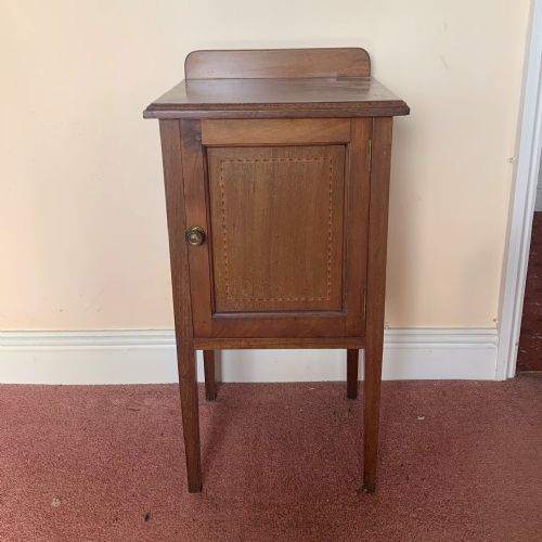 EDWARDIAN BEDSIDE CUPBOARD - ADDITIONAL PHOTO 2