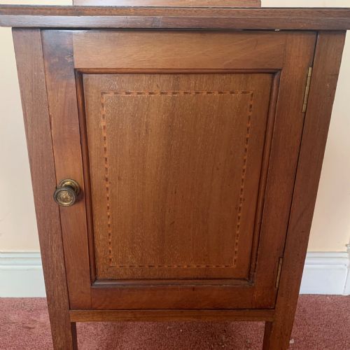 EDWARDIAN BEDSIDE CUPBOARD - ADDITIONAL PHOTO 3