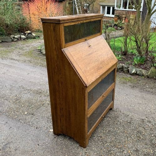 GLOBE WERNICKE STYLE BUREAU BOOKCASE - ADDITIONAL PHOTO 1