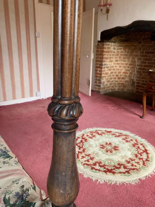 GEORGIAN MAHOGANY FOUR 4 POSTER BED - ADDITIONAL PHOTO 6
