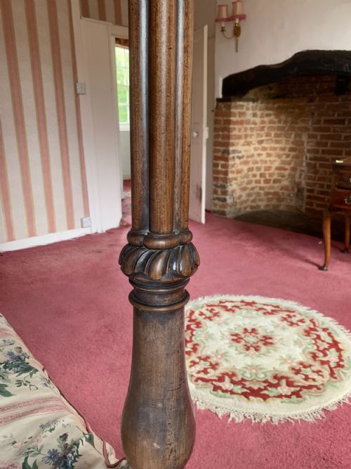 GEORGIAN MAHOGANY FOUR 4 POSTER BED - ADDITIONAL PHOTO 7