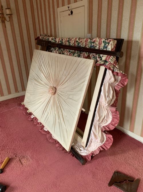 GEORGIAN MAHOGANY FOUR 4 POSTER BED - ADDITIONAL PHOTO 10