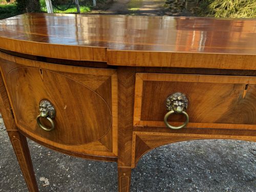 REGENCY MAHOGANY INLAID SIDEBOARD - ADDITIONAL PHOTO 4