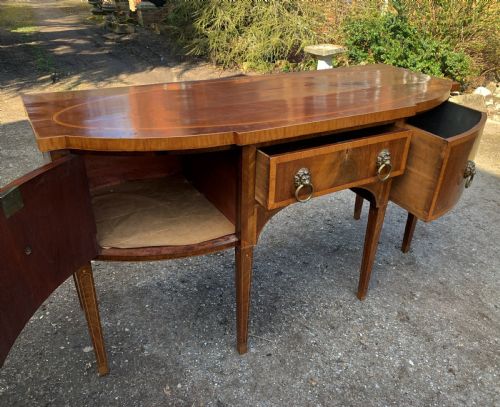 REGENCY MAHOGANY INLAID SIDEBOARD - ADDITIONAL PHOTO 6