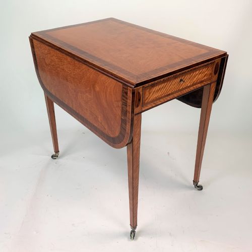 SATINWOOD PEMBROKE TABLE SATINWOOD PEMBROKE TABLE - ADDITIONAL PHOTO 1