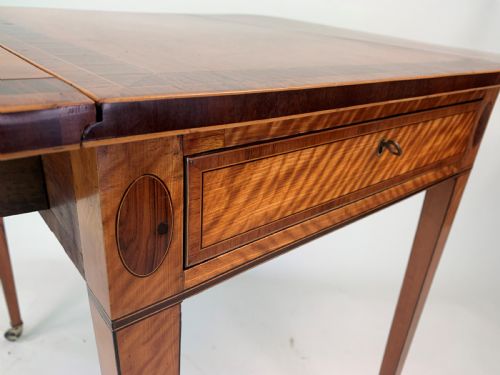 SATINWOOD PEMBROKE TABLE SATINWOOD PEMBROKE TABLE - ADDITIONAL PHOTO 3