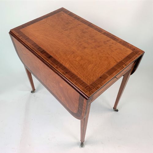 SATINWOOD PEMBROKE TABLE SATINWOOD PEMBROKE TABLE - ADDITIONAL PHOTO 4