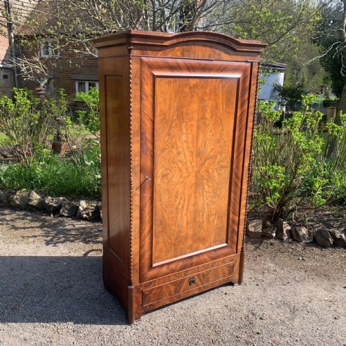 FRENCH LINEN PRESS STORAGE CUPBOARD ARMOIRE WARDROBE BONNETIERE - ADDITIONAL PHOTO 2