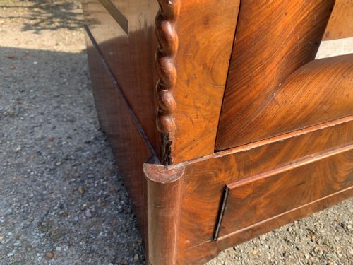 FRENCH LINEN PRESS STORAGE CUPBOARD ARMOIRE WARDROBE BONNETIERE - ADDITIONAL PHOTO 7