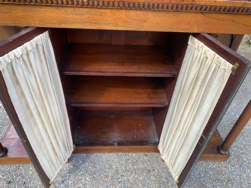 REGENCY ROSEWOOD BREAKFRONT SIDE CABINETCHIFFONIER - ADDITIONAL PHOTO 3