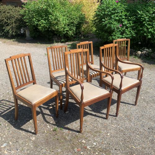 SET OF SIX 42 EDWARDIAN MAHOGANY DINING CHAIRS - ADDITIONAL PHOTO 1
