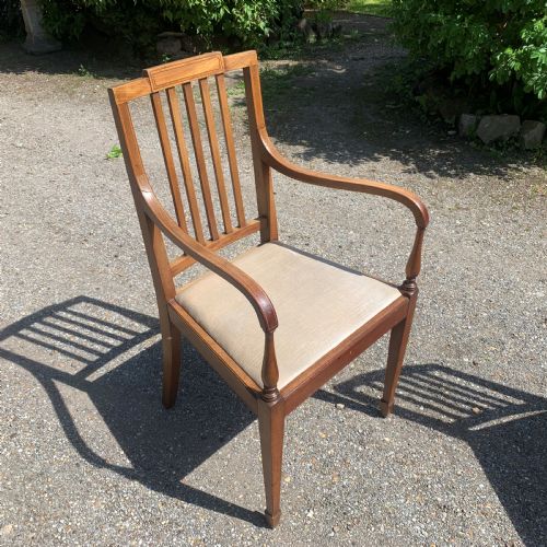 SET OF SIX 42 EDWARDIAN MAHOGANY DINING CHAIRS - ADDITIONAL PHOTO 3