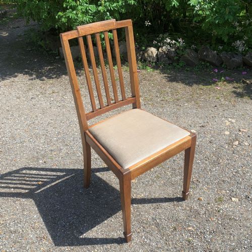 SET OF SIX 42 EDWARDIAN MAHOGANY DINING CHAIRS - ADDITIONAL PHOTO 4