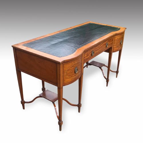 satinwood desk - CATEGORY: ANTIQUE DESKS - DATED 19TH CENTURY