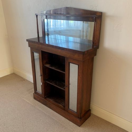 SMALL REGENCY CHIFFONIER SIDE CABINET - ADDITIONAL PHOTO 1