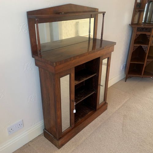 SMALL REGENCY CHIFFONIER SIDE CABINET - ADDITIONAL PHOTO 4
