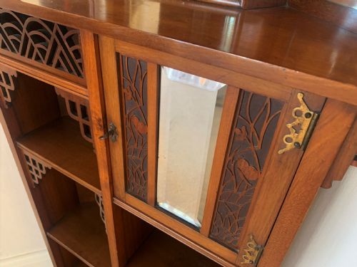 RARE ARTS AND CRAFTS CHINESE INFLUENCE CORNER UNIT - ADDITIONAL PHOTO 4