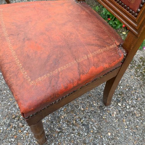 SET OF TEN 10 8 MAHOGANY DINING CHAIRS - ADDITIONAL PHOTO 11
