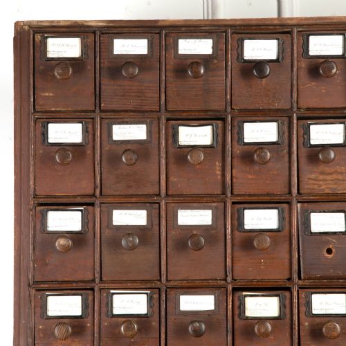 19TH CENTURY SOLICITOR'S FILING CABINET - ADDITIONAL PHOTO 1