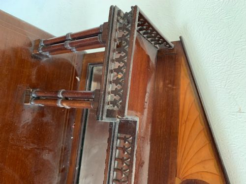 EDWARDIAN MUSICSIDEDISPLAY CABINET - ADDITIONAL PHOTO 4