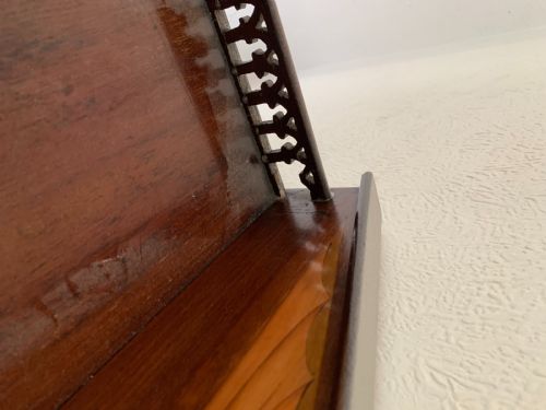 EDWARDIAN MUSICSIDEDISPLAY CABINET - ADDITIONAL PHOTO 7