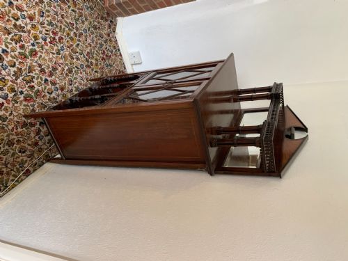 EDWARDIAN MUSICSIDEDISPLAY CABINET - ADDITIONAL PHOTO 16
