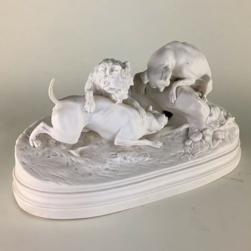 PARIANWARE GROUP FIGURE CHASSE AU LAPINTHE RABBIT CHASE - ADDITIONAL PHOTO 2