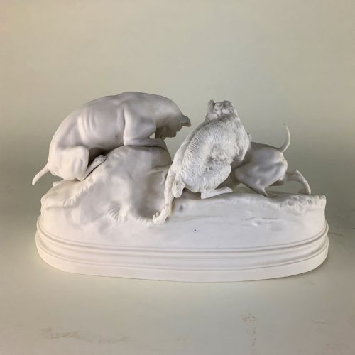PARIANWARE GROUP FIGURE CHASSE AU LAPINTHE RABBIT CHASE - ADDITIONAL PHOTO 3