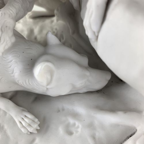 PARIANWARE GROUP FIGURE CHASSE AU LAPINTHE RABBIT CHASE - ADDITIONAL PHOTO 6